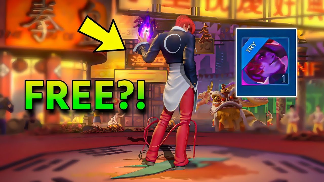 CHOU KOF SKIN FOR FREEE😱🔥(CHOU KOF GAMEPLAY) - MLBB