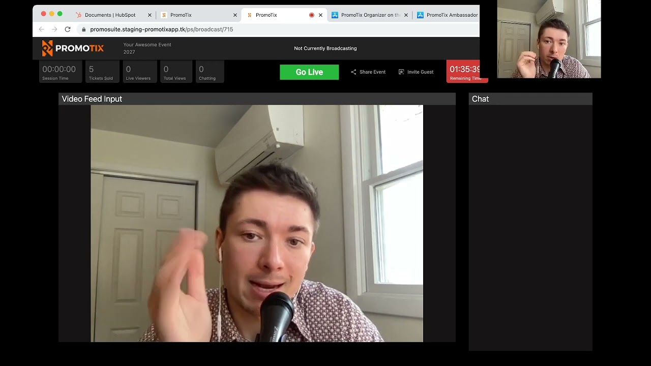 Secured Live Streaming for Ticketing Virtual Events: Feature Demo || PromoTix