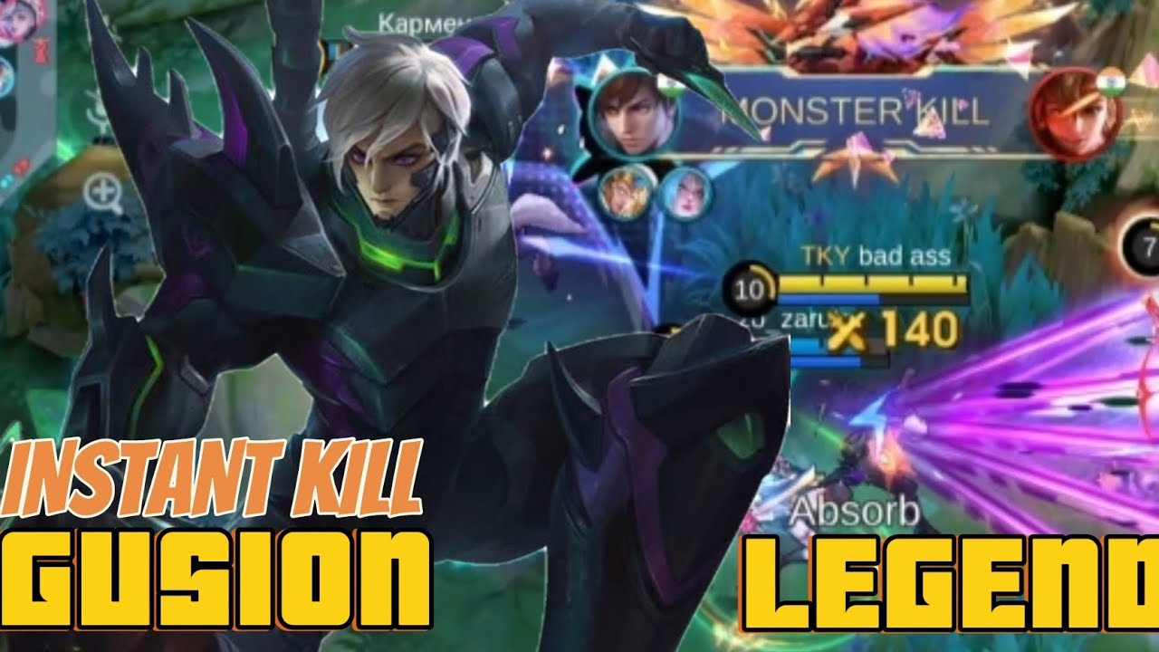 GUSION INSTANT KILL+LEGENDARY+14KILLS Easy win#gusion #tutorial #mobilelegends #mlbb #gamingvideos