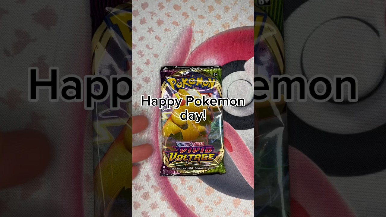 Happy Pokemon DAY! Let&rsquo;s Rip Packs together! #pokemon #pokemonday #shorts