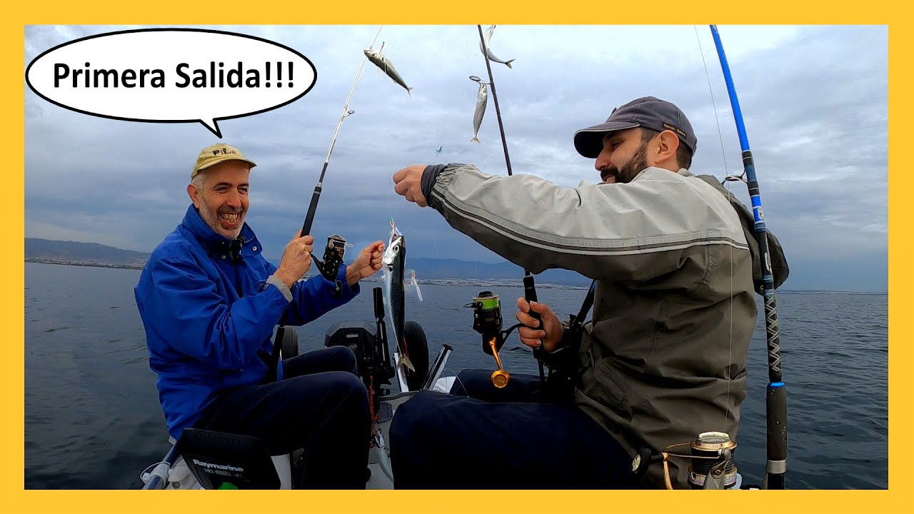 Jornada de PESCA INVERNAL EN ZODIAC - Caballas y Serranos - Jurel Ramon #1