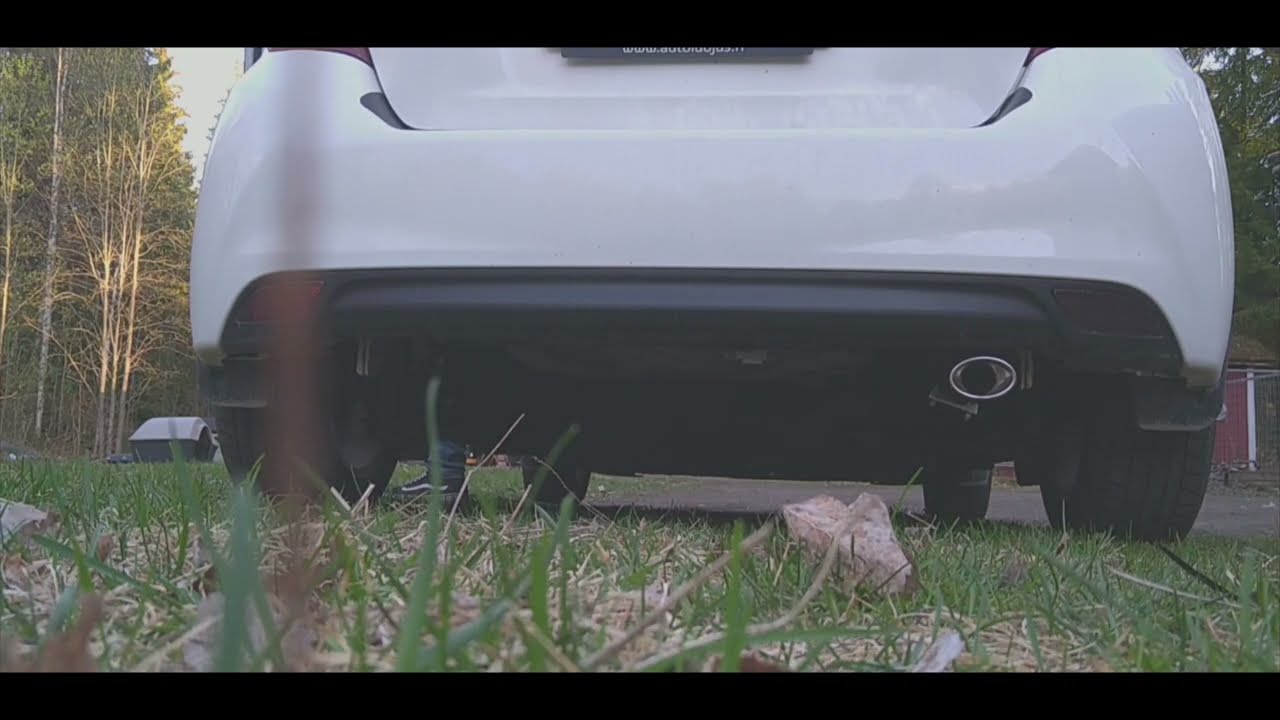 Toyota 1kr-fe with Ulter Sport exhaust | 3 cylinder sound
