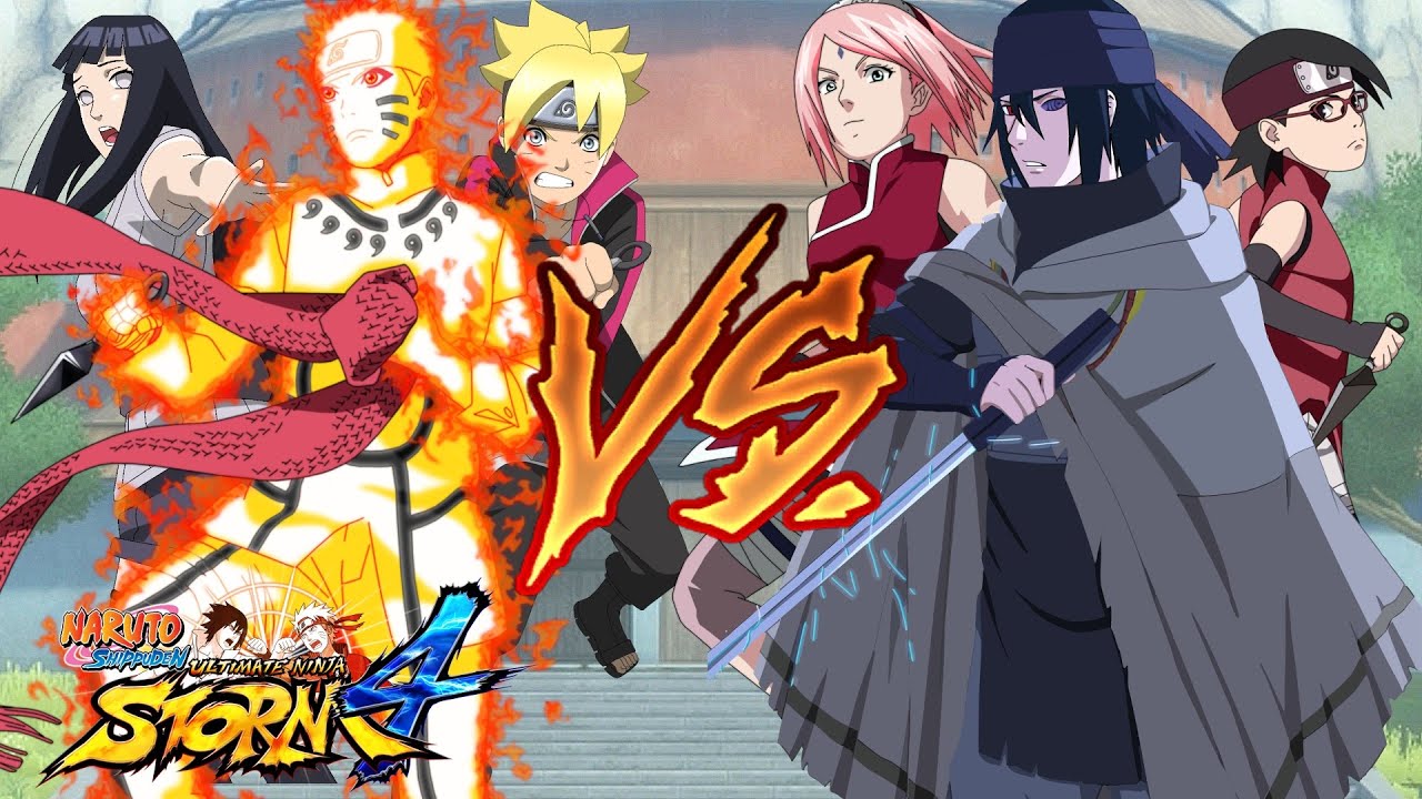 Naruto Shippuden Ultimate Ninja Storm 4 - Naruto Family vs Sasuke Family