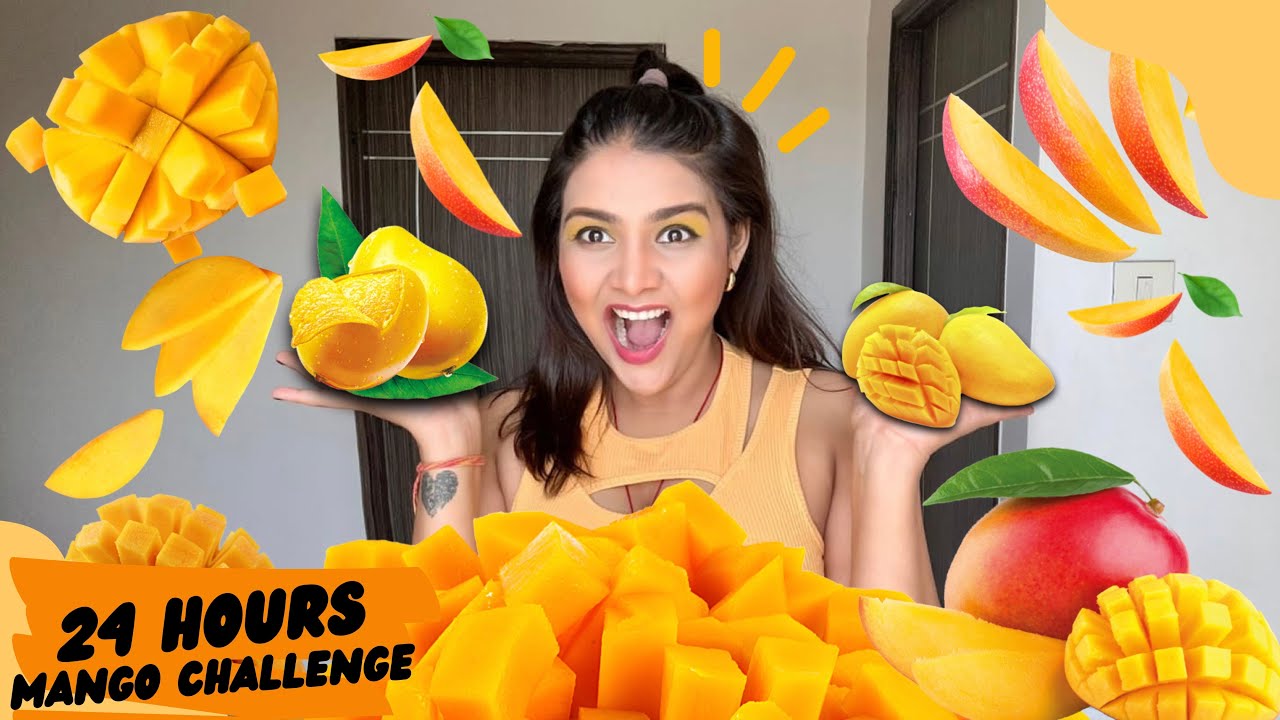 Eating Only Mango For 24 Hours Challenge | Gone Delicious