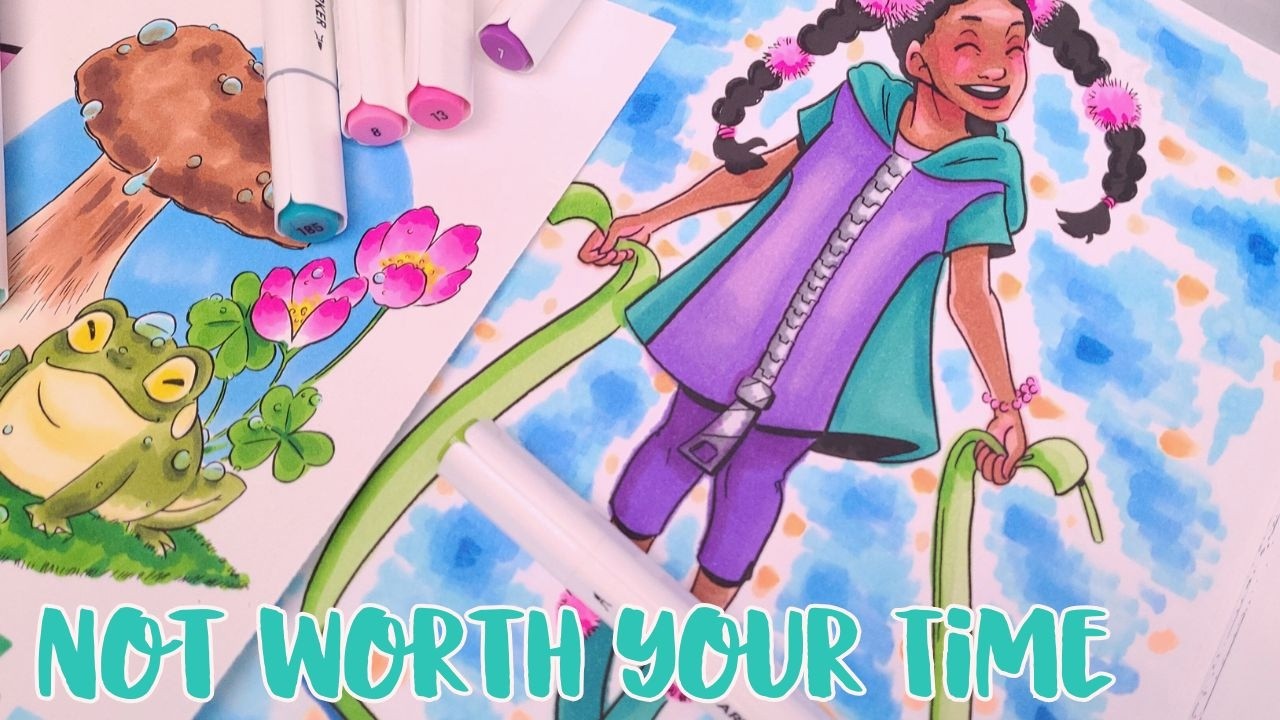 These Inexpensive Markers are Not Worth Your $$- Kagito Alcohol Markers