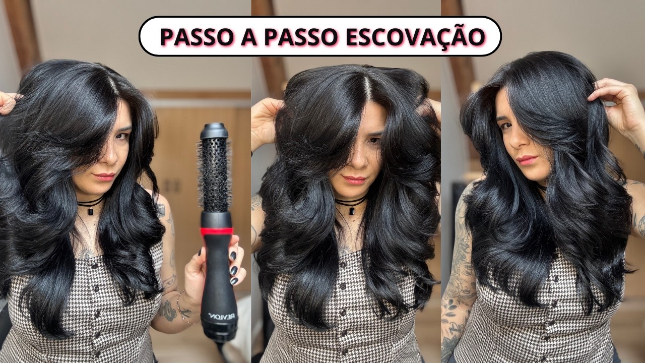 ESCOVAÇÃO REVLON ROOT BOOSTER NO CABELO ONDULADO | Por @jessicatthings_