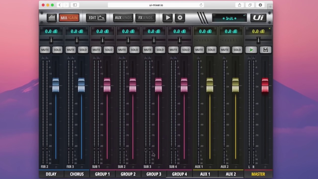 Soundcraft Ui Series Tutorial Chapter 3 Overview of Main Fader page with Mon Sub