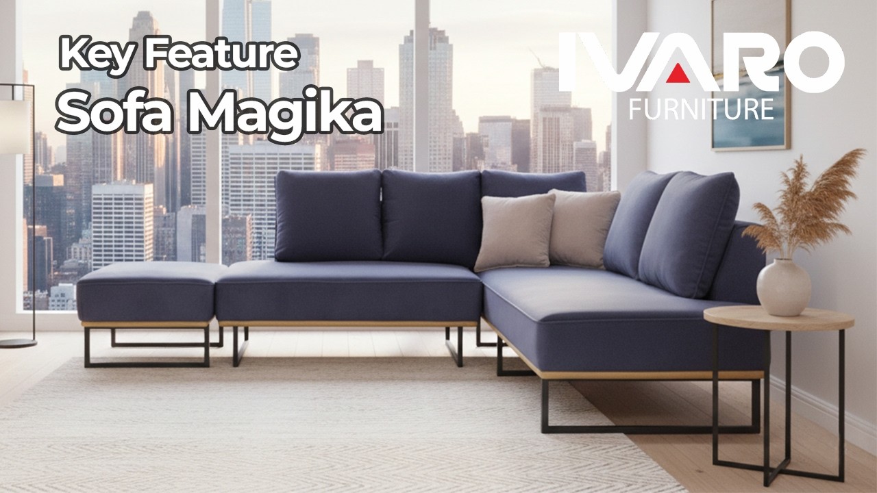 Sofa Magika, Cocok Buat Yang Pengen Punya satu Sofa Banyak Posisi #ivarofurniture #furniture #
