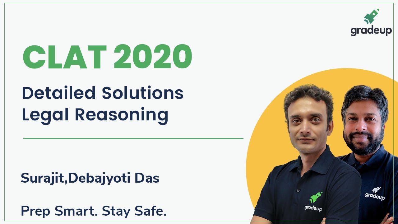 🔴CLAT 2020 Legal Reasoning Question Paper | Detailed Solution & CLAT Exam Analysis 2020 | Gradeup