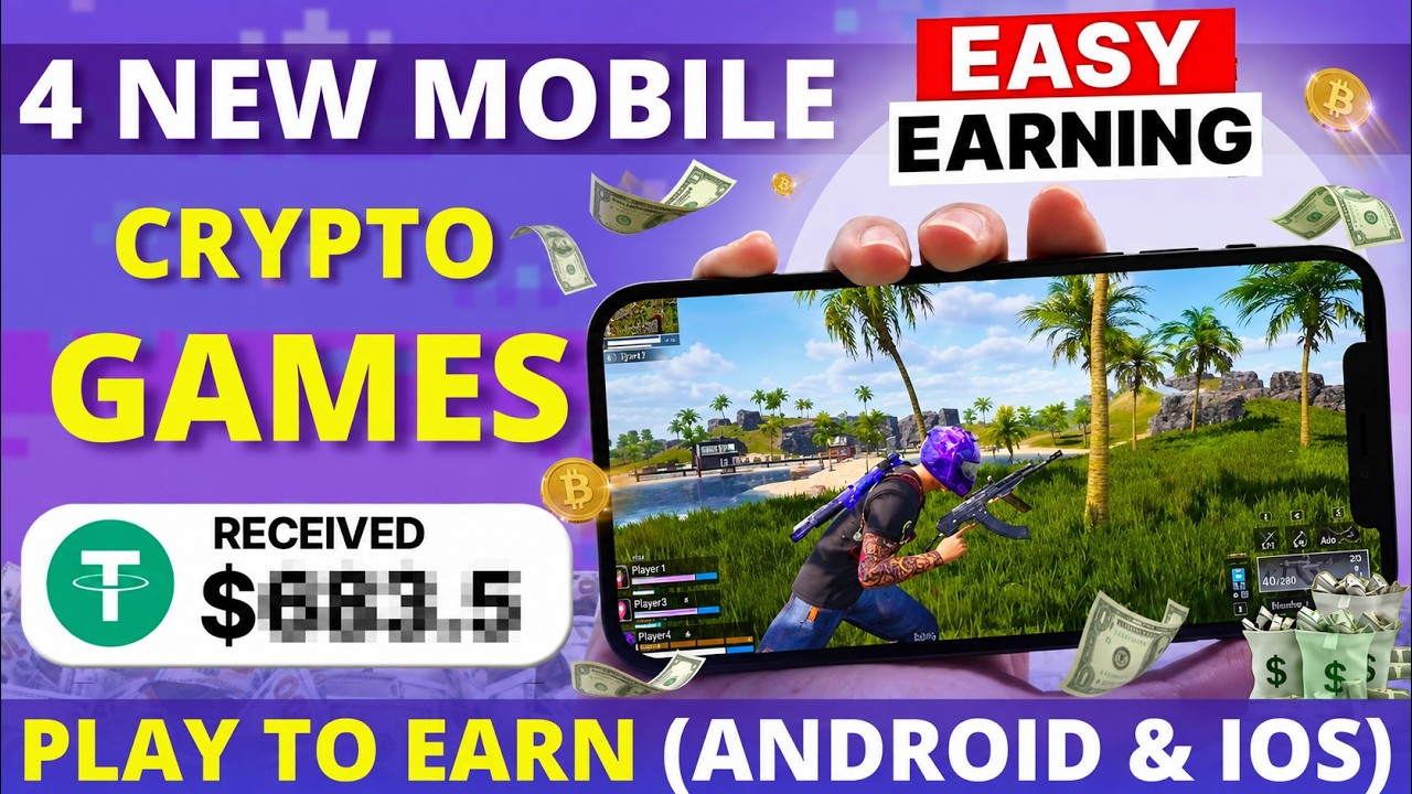 These 4 NEW Play-to-Earn Games That ACTUALLY Pay REAL REWARDS! in 2026