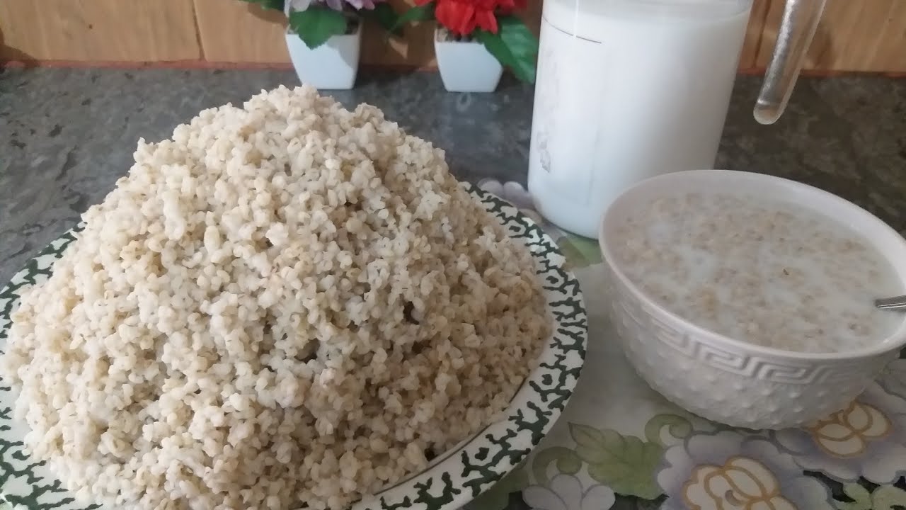 ببلبولة الشعير (صيكوك) مع اللبن وجبة صيفية صحية ومذاق مميز