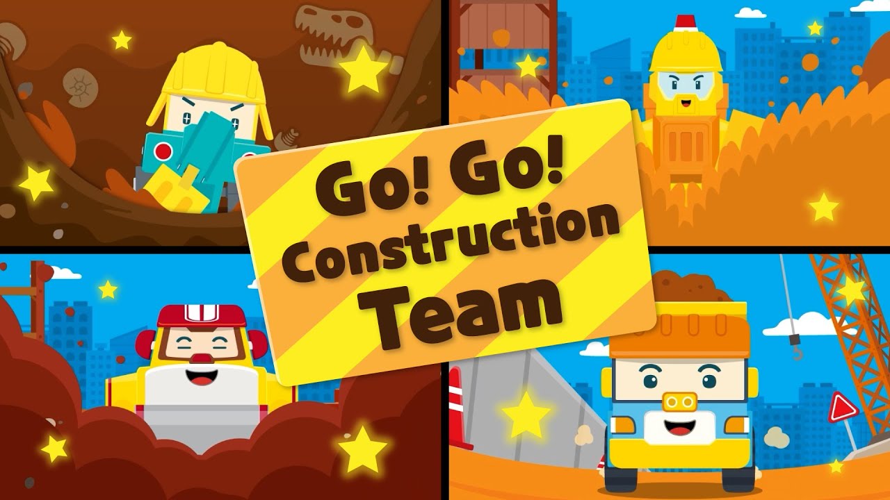 Special Heavy Equipment Car│POLI 10 Minute Songs│Construction Team│Robocar POLI - Nursery Rhymes