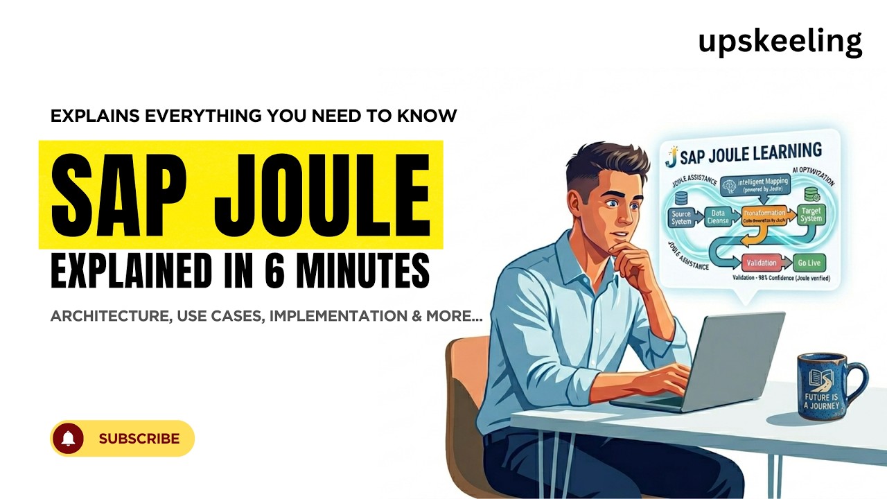 SAP Joule Explained in 6 Minutes | Architecture, Use Cases, Implementation & more.. | upskeeling