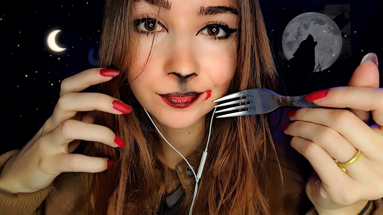 ASMR 🐺 Un loup-garou te mange 🎃 Roleplay Halloween