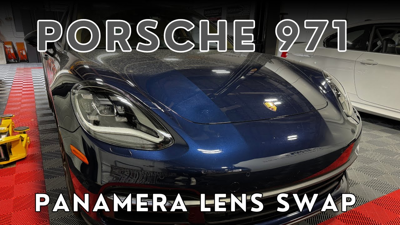 Porsche Panamera 971 17-23 Headlight Lens Replacement Service Overview