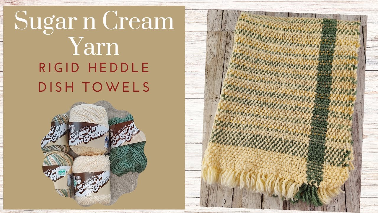 Weave a Dish Towel with Sugar n Cream Cotton Yarn on a Rigid Heddle Loom