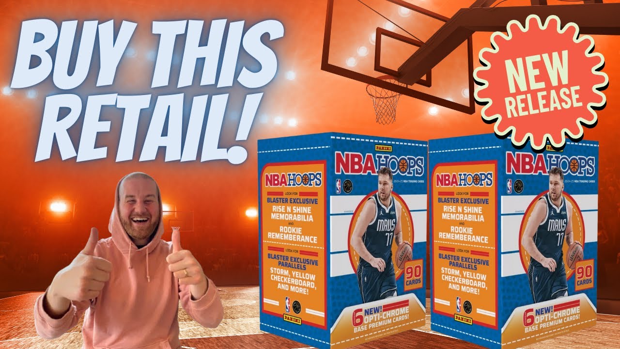 *WAY BETTER THAN EXPECTED* 2024 Panini NBA Hoops Basketball Blaster Box, First Look at a New Release
