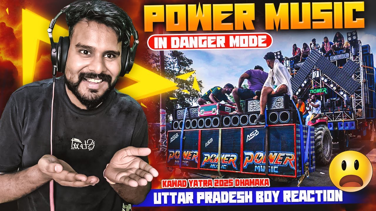 Power Music💥4B1 Pop Bass Roadshow Reaction By Pradhan Ji😱पूरा तबाही मचा दिया💥Kawad yatra 2025