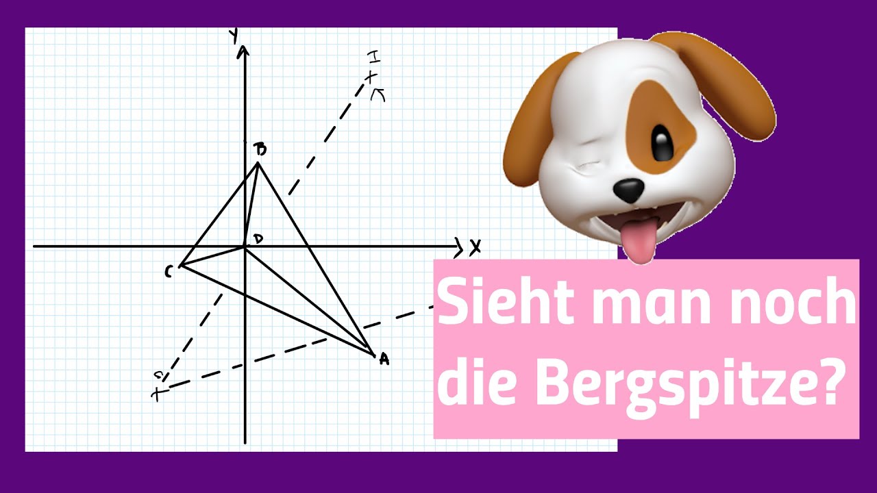 Bergspitze noch sichtbar? Oder wird sie von der Pyramide blockiert?