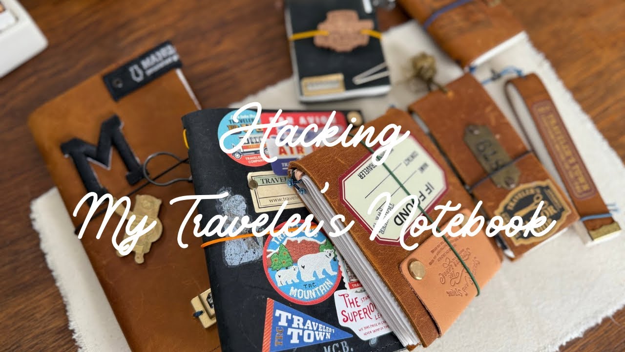 Altering My Traveler’s Notebook | Sticker Organization | Washi Storage | Traveler’s Company