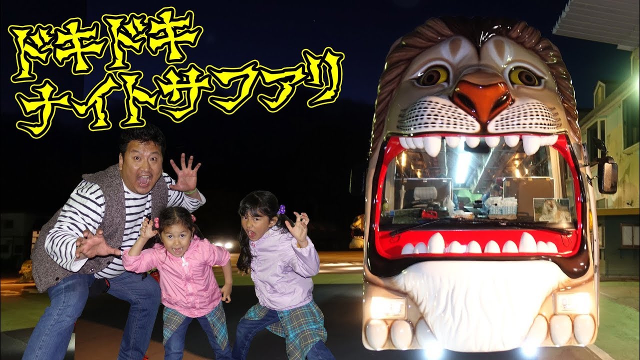 夜の動物は元気？ライオンバスでナイトサファリにレッツゴー♡in那須himawari-CH