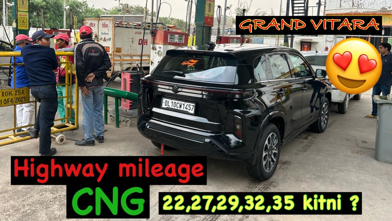 मेरी ज़िंदगी का सबसे best decision रहा ये गाड़ी लेना Grand vitara zeta cng highway mileage test 😍