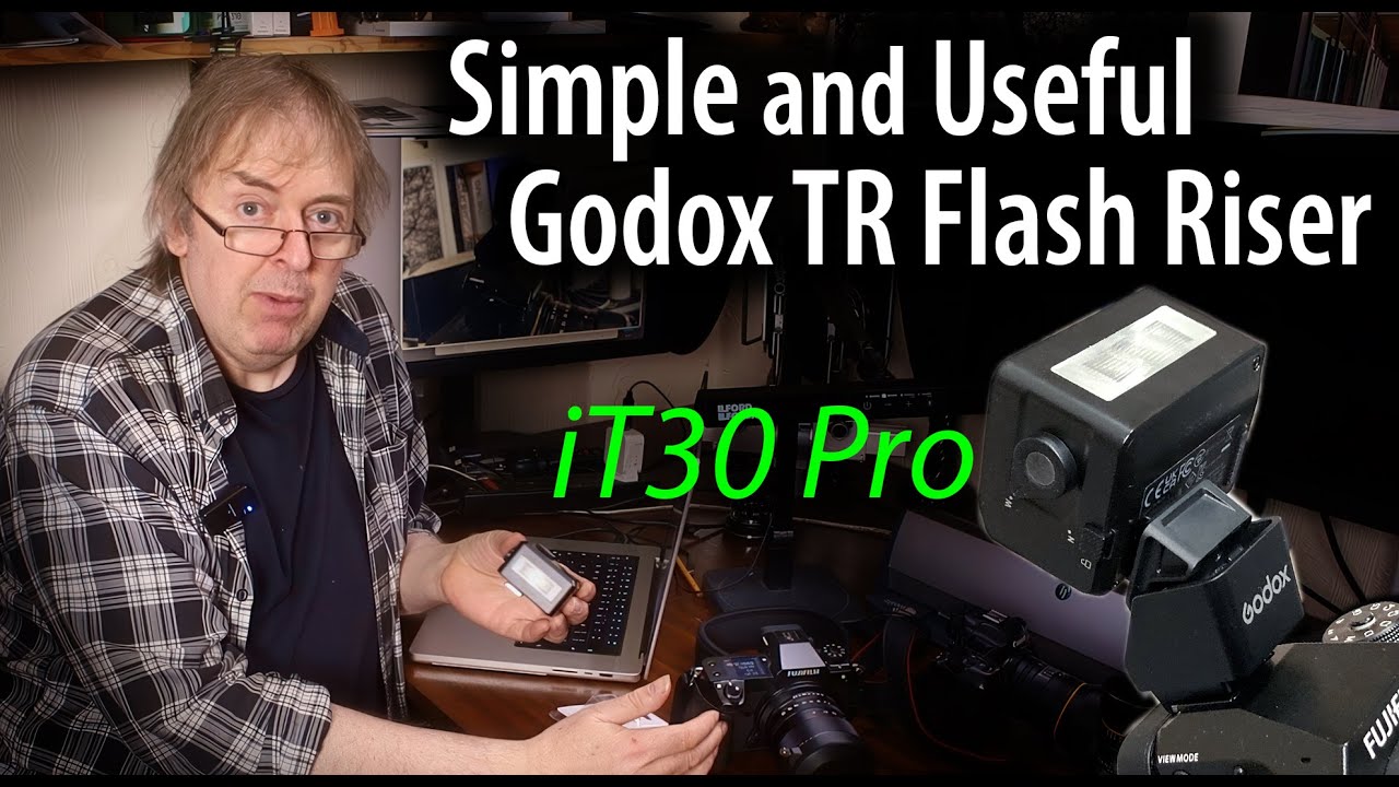 Godox TR hot shoe riser. Raises and tilts TTL hot-shoe connection, used with the iT30 Pro flash
