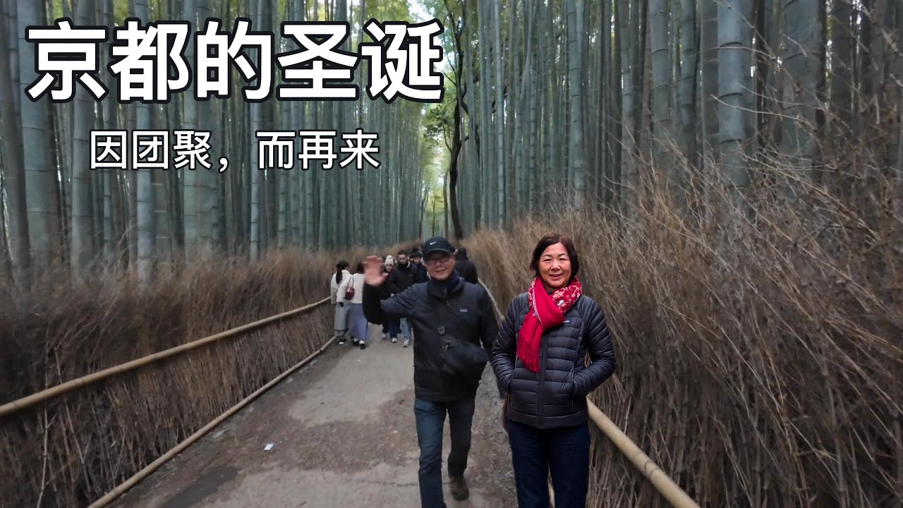 京都的圣诞，与孩子温暖的团聚，略显冷清的京都 #travel #japan #kyoto