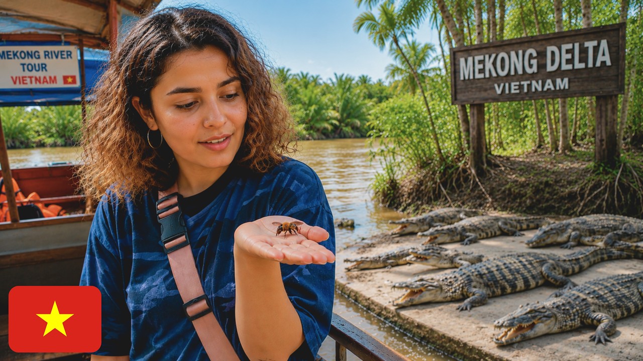 Mekong Nehri, Hindistan Cevizi Cenneti ve Timsahlar