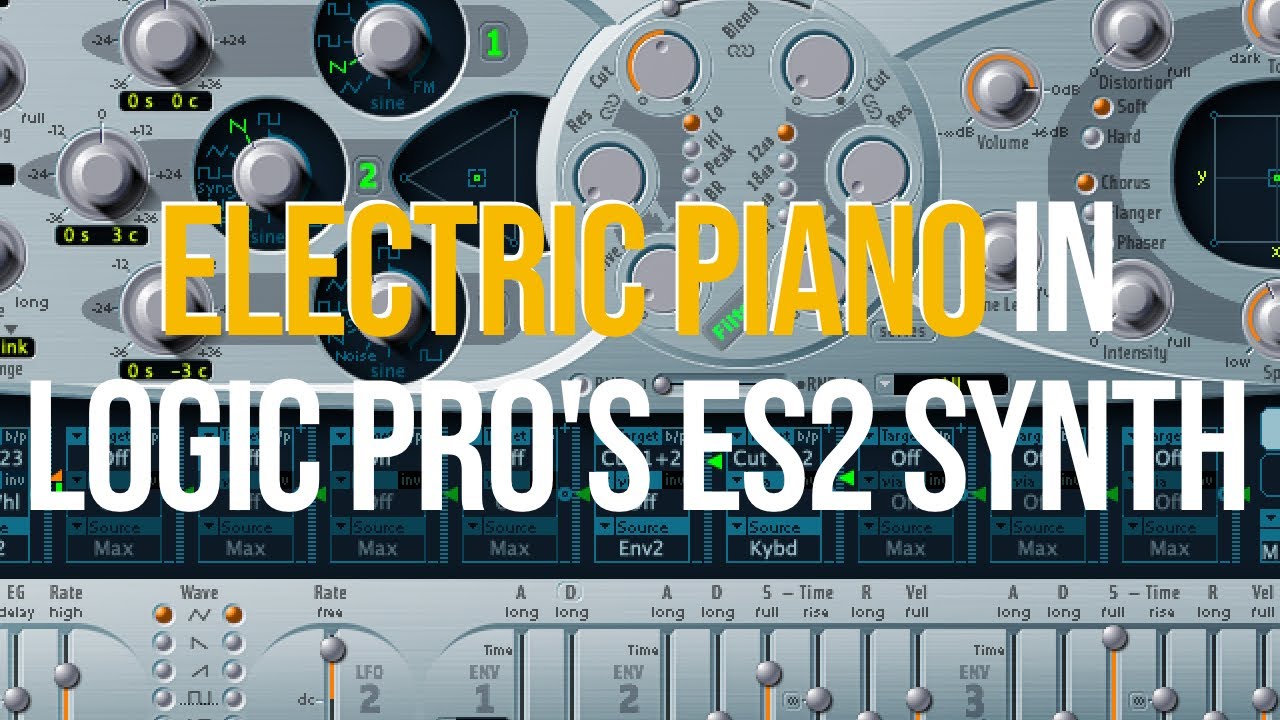 Electric Piano in Logic Pro's ES2 Synth