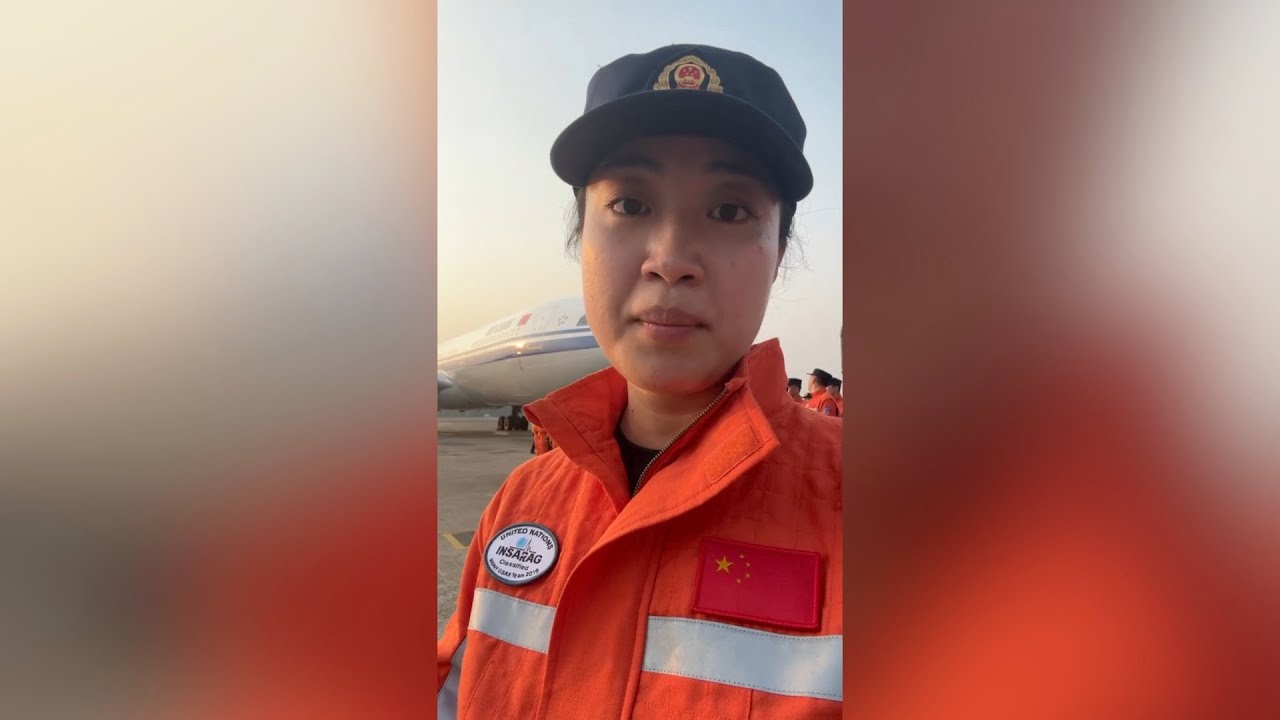 Chinese rescue team arrives in Myanmar after strong earthquake