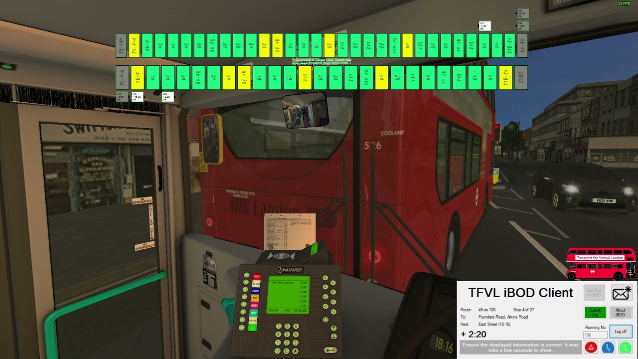 TFVL Edition | OMSI 2 - Add-on London - Route 45 - B7TL, ALX400