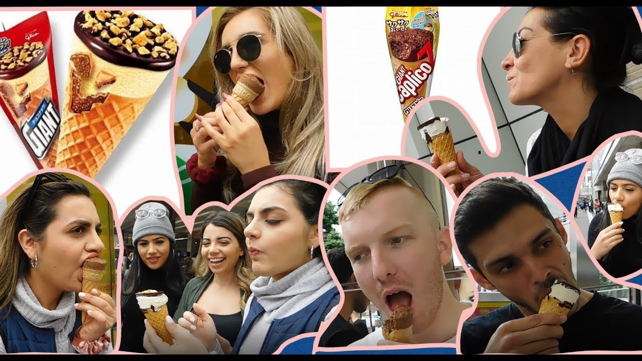 外国人がカプリコvsジャイアントコーン！Foreign people trying japanese sweets