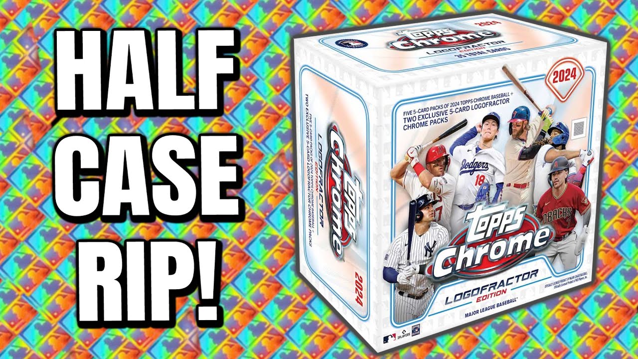 I RIPPED A HALF CASE.... | 2024 Topps Chrome Logofractor 10 Box Review