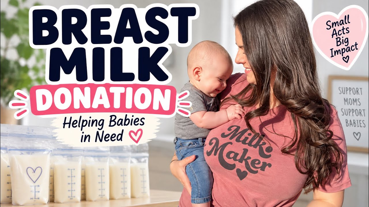Breast Milk Donation : Empowering Breastfeeding Moms to Help Babies in Need!