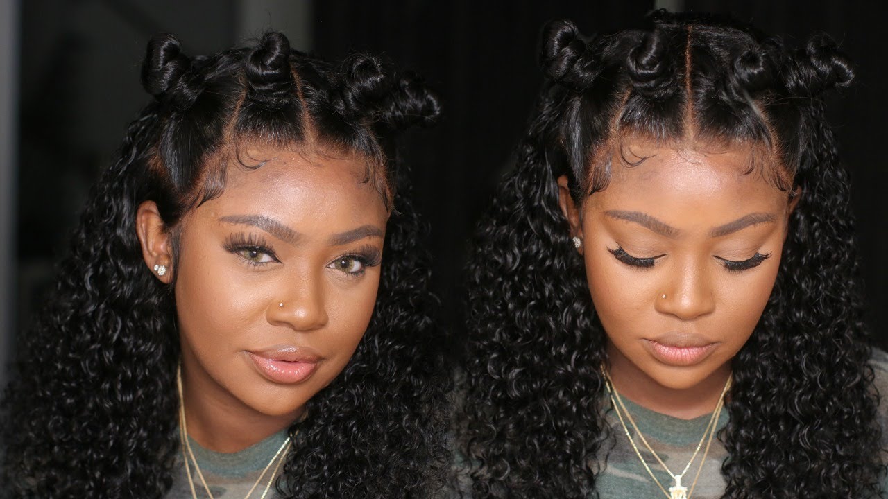 GLAMOUROUS CURLY FULL LACE WIG | Beyonce Inspired Bantu Knots + Wig Install | WIGSGAL HAIR