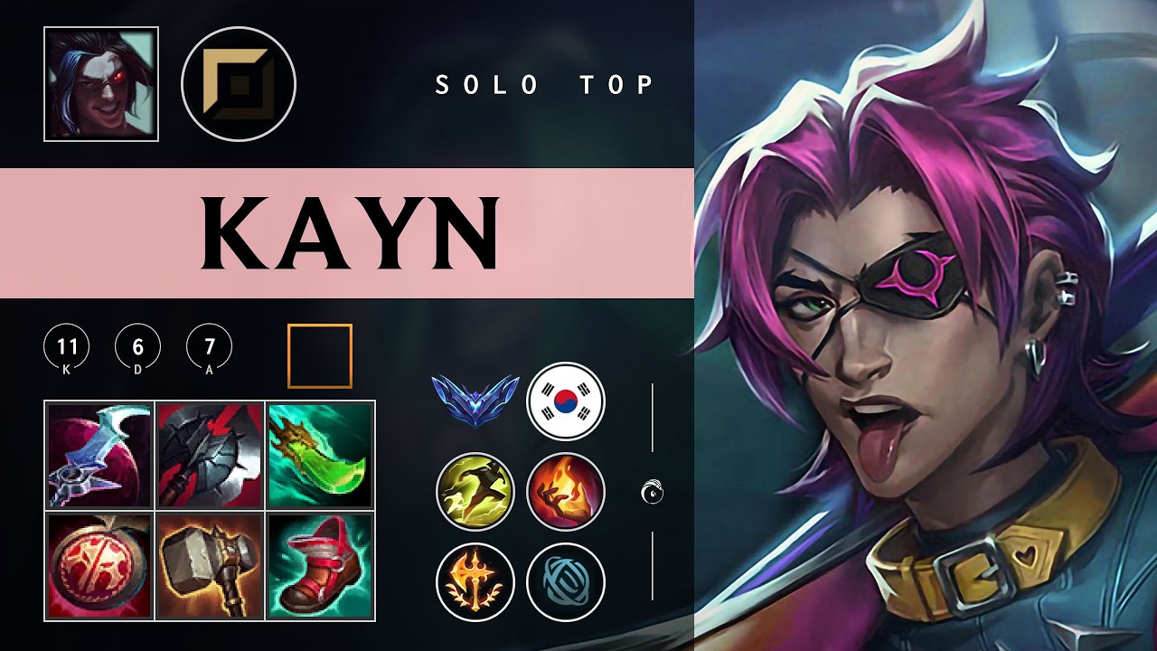 Kayn Top vs Camille - KR Diamond Patch 26.03