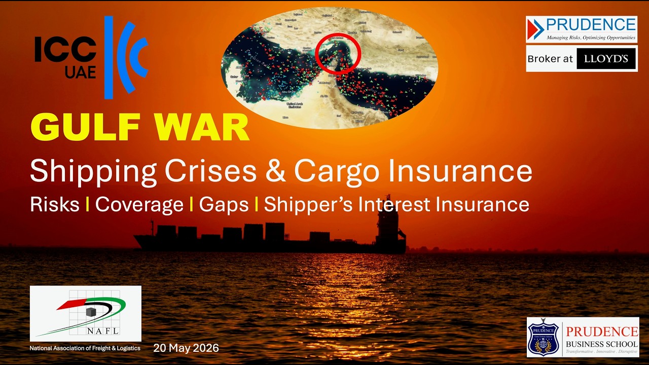 GULF WAR: Shipping Crises & Cargo Insurance - Risks I Coverage I Gaps I Shipper's Interest Insurance