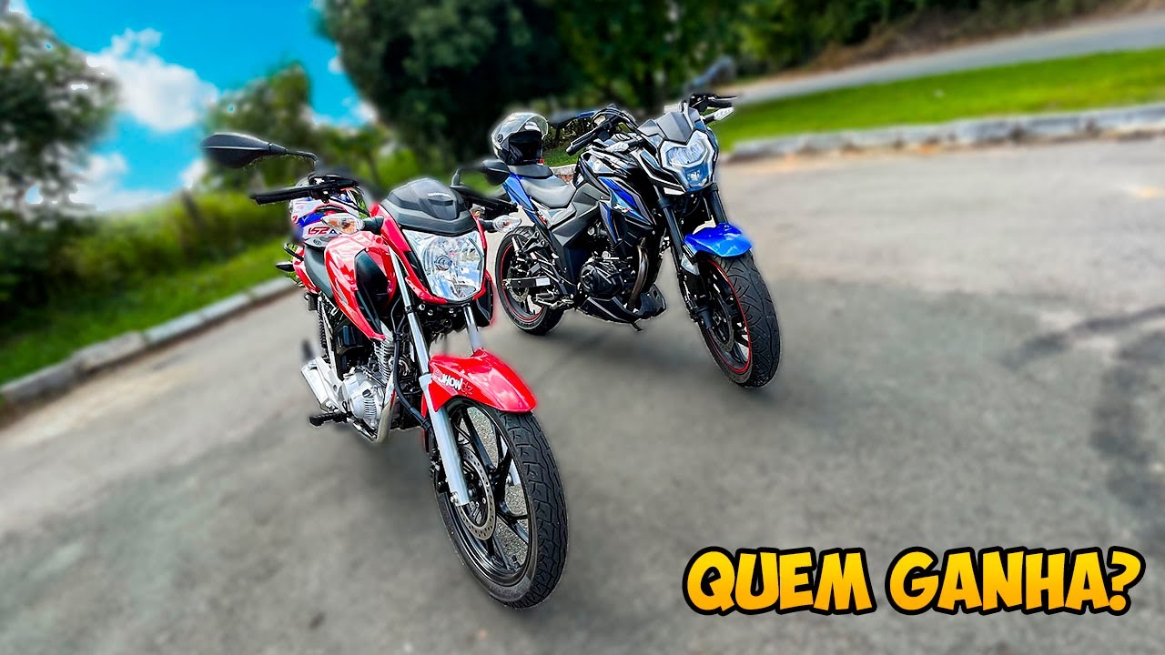 RACHA ENTRE FAN 160 2023 VS DR 160 2023! QUAL É MELHOR DE ARRANCADA?