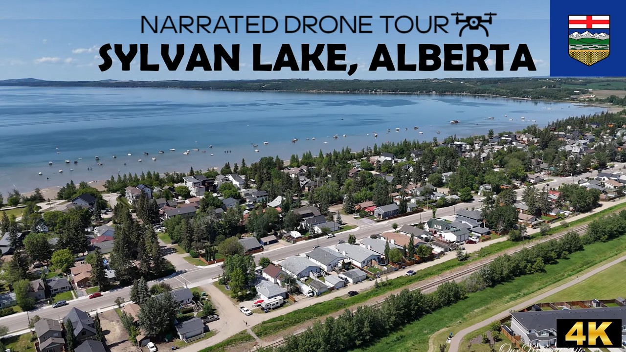 🚁 Sylvan Lake, Alberta 🌊 | 4K Drone