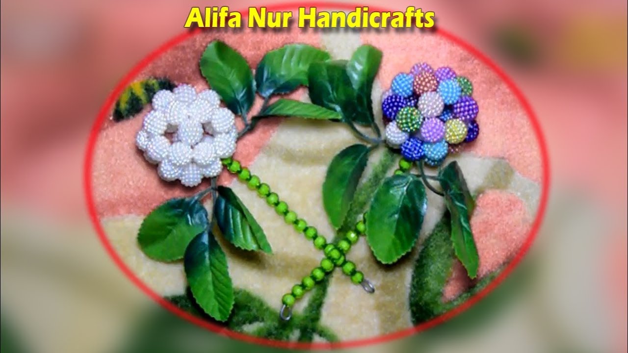পুতির কদম ফুল  তৈরি || How To Make Beaded Flower | Full Tutorial