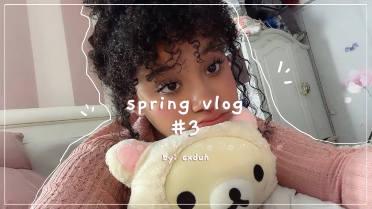 🌻 | spring vlog #3 + daily makeup routine - makeup tutorial - everyday wear look 🪞
