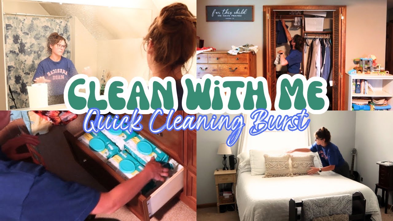 QUICK CLEANING BURST | CLEAN WITH ME MOTIVATION