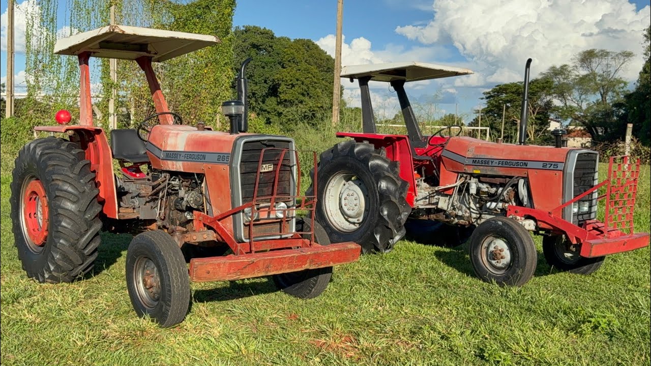 MASSEY FERGUSON 275 E MASSEY FERGUSON 265 A VENDA!!! O MESMO VALOR QUALQUER UM DELES!!! SAIBA PORQUE
