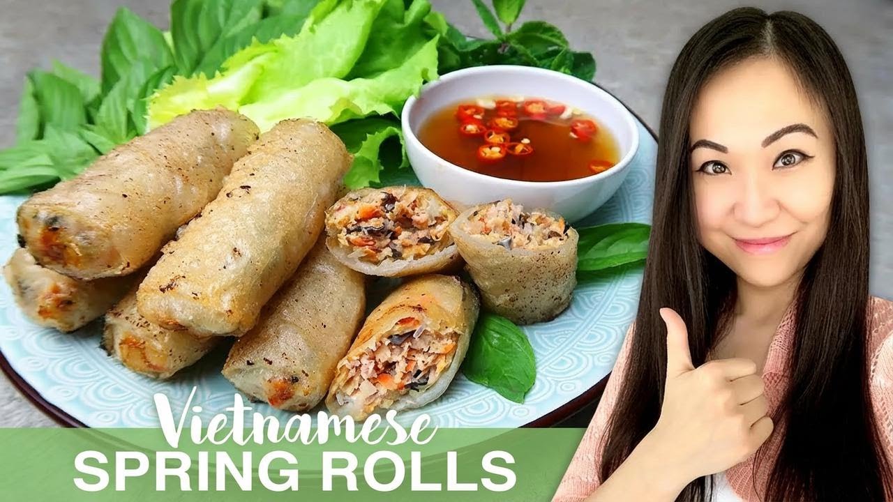 How to Make Vietnamese Spring Rolls at Home | With Nuoc Cham Dipping Sauce