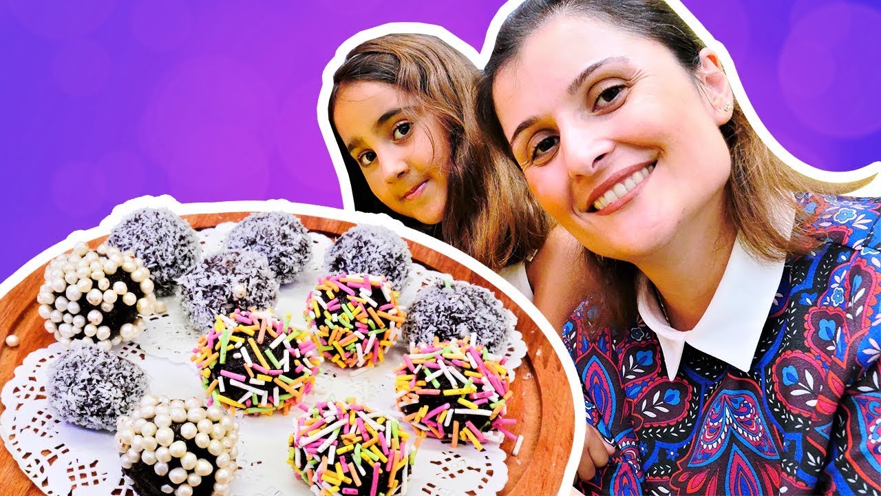 Çikolata topları. Gerçek yemek yapma videosu. Misafirler gelince hızlı ve pratik tarifi