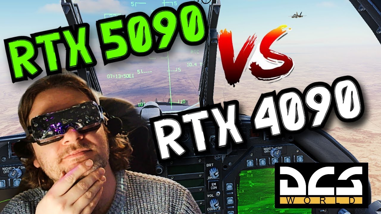 WOW! RTX 5090 vs RTX 4090 DCS World VR Comparison | A BIGGER Jump than EXPECTED?! Bigscreen Beyond 2