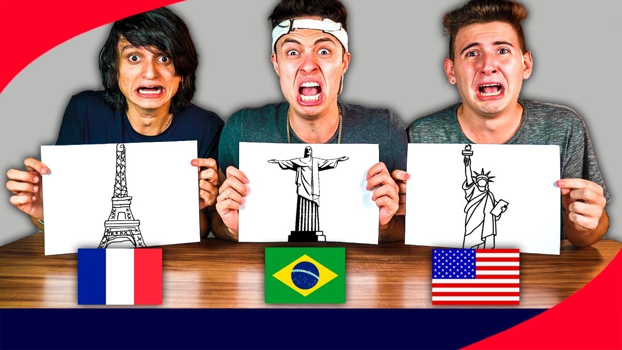 O MELHOR DESENHO DO SEU PAÍS, GANHA 1000 REAIS! - Desafio