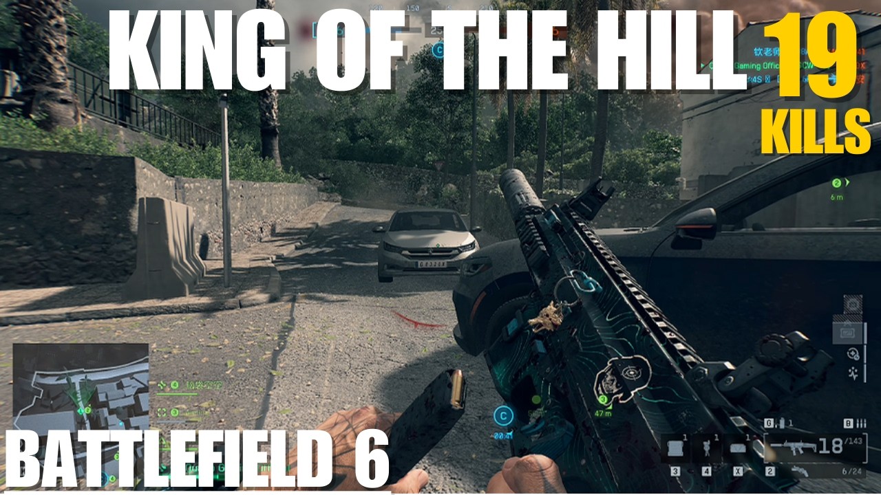 BATTLEFIELD 6 - KING OF THE HILL 19KILLS FULL Gameplay! Iberian Offensive (Castle Road) Map