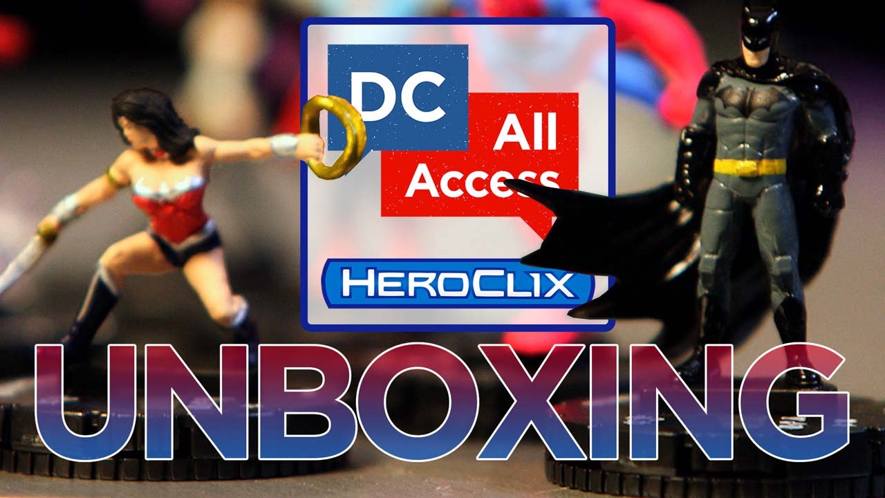 HeroClix Unboxing &ndash; NEW! Justice League: Trinity War